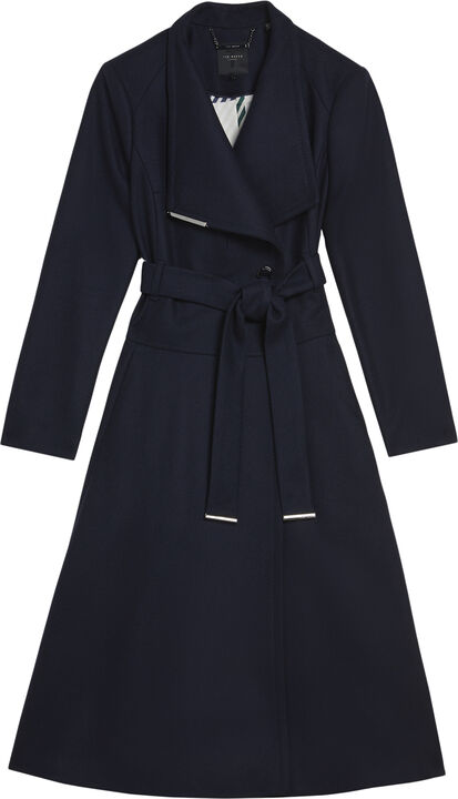 ROSEIKA Midi Length Double Breasted