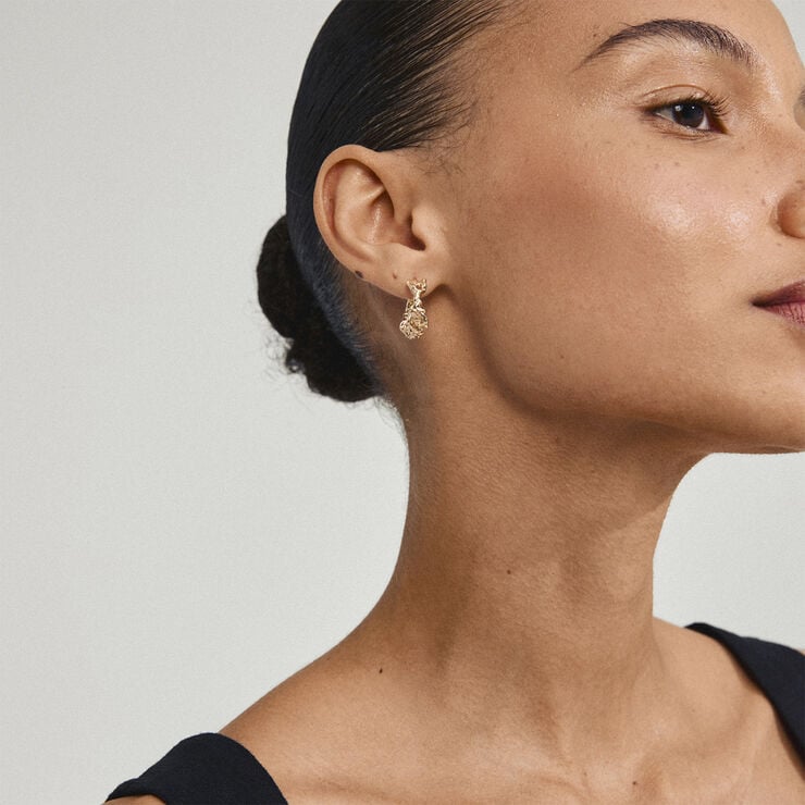 TRUST earrings gold-plated