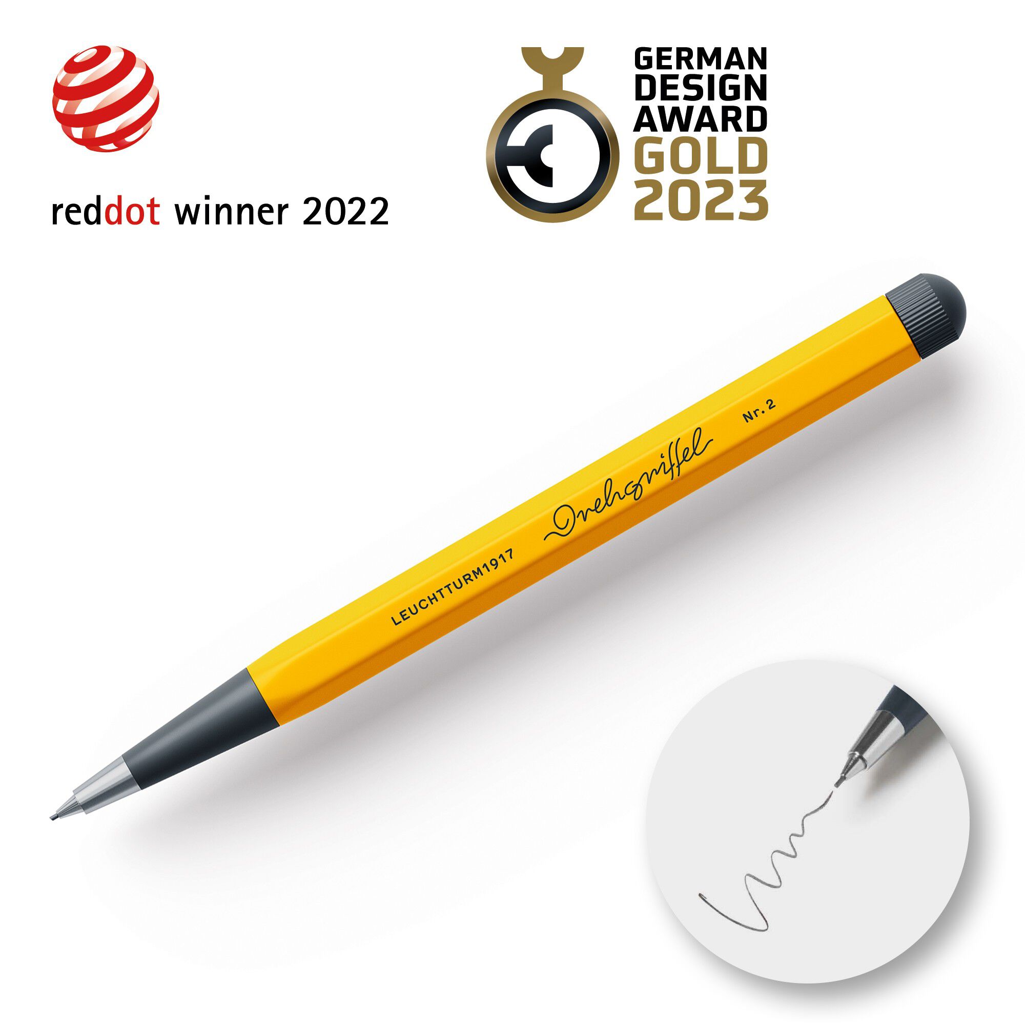 Leuchtturm1917 Drehgriffel Nr 2 stiftblyant 0,7mm Sunflower