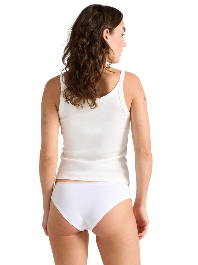 Bikinitrusser med lav talje