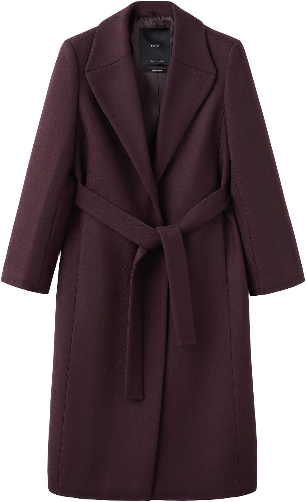 Manteco wool coat with fur collar
