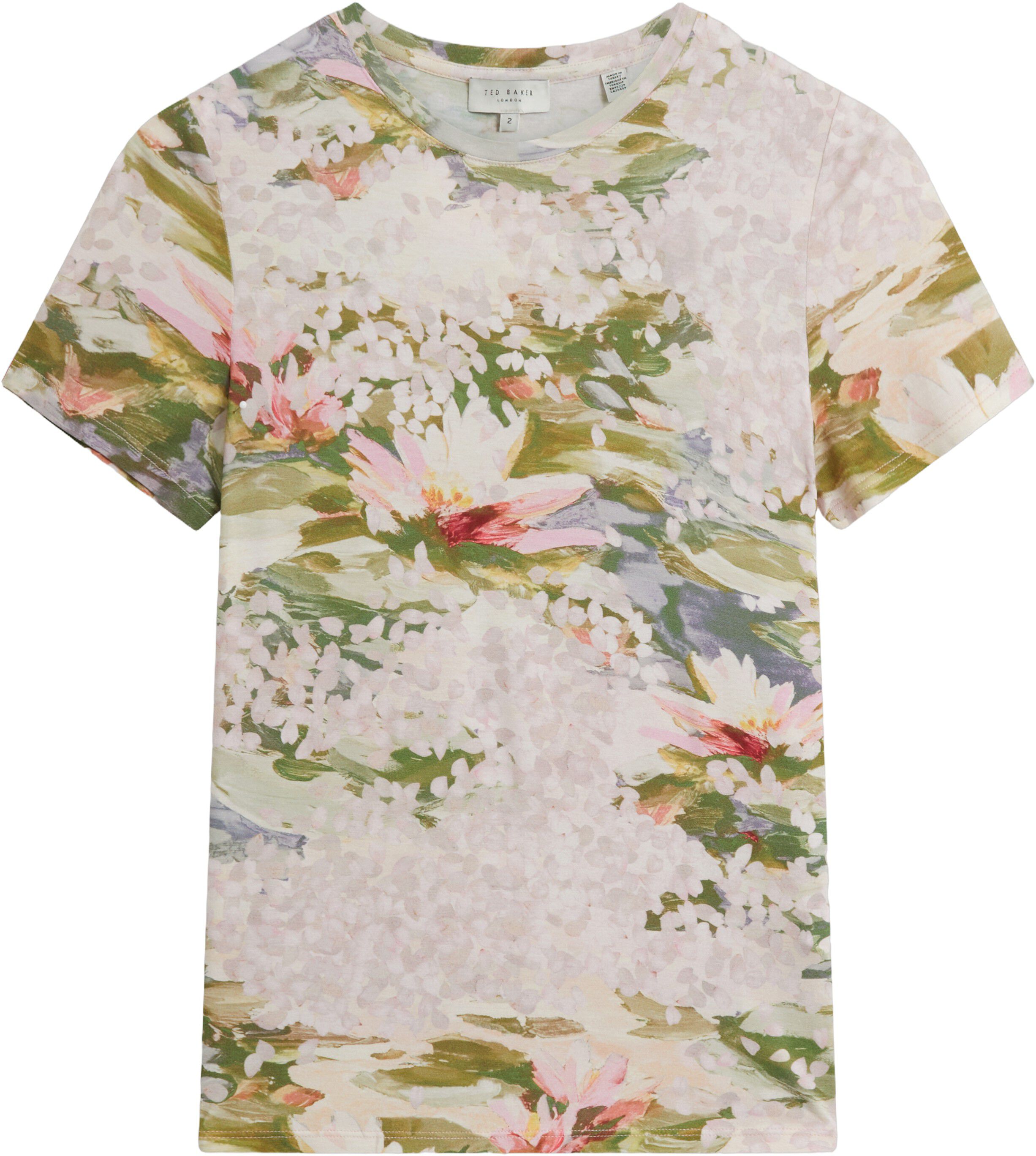 POLLA Short Sleeve Printed Fitted T