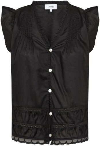 LR-ROSY 2 Bluse Sort