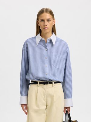 SLFROMIE OVERSIZE LS SHIRT NOOS