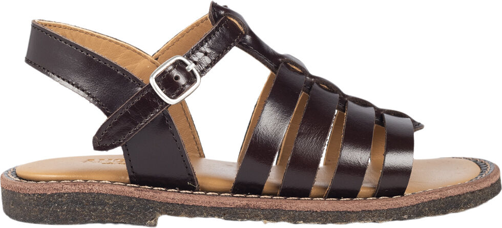 Sandal med &aring;ben t&aring; og sp&aelig;ndelukning