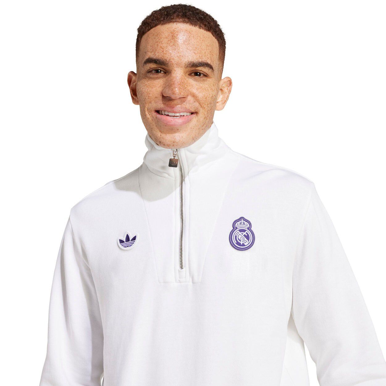 Real Madrid Terrace Icons Half-Zip Tr&aelig;nings Tr&oslash;je
