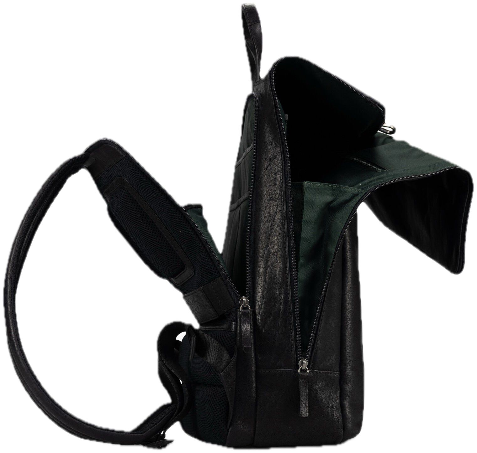 GLASGOW Backpack Courier Black