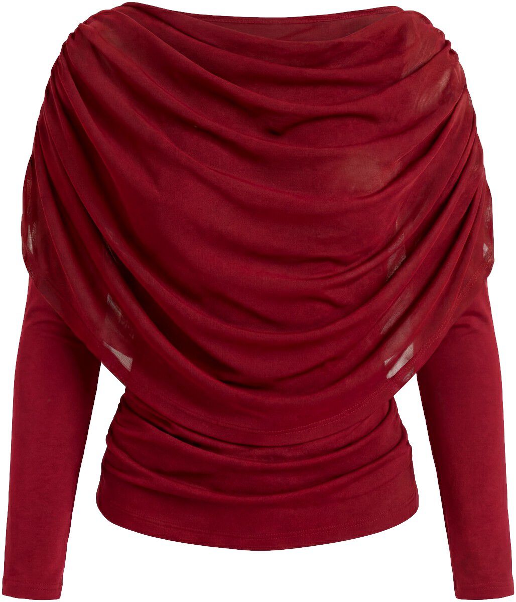 Objdina L/S Boatneck Cape Top E Tne 26