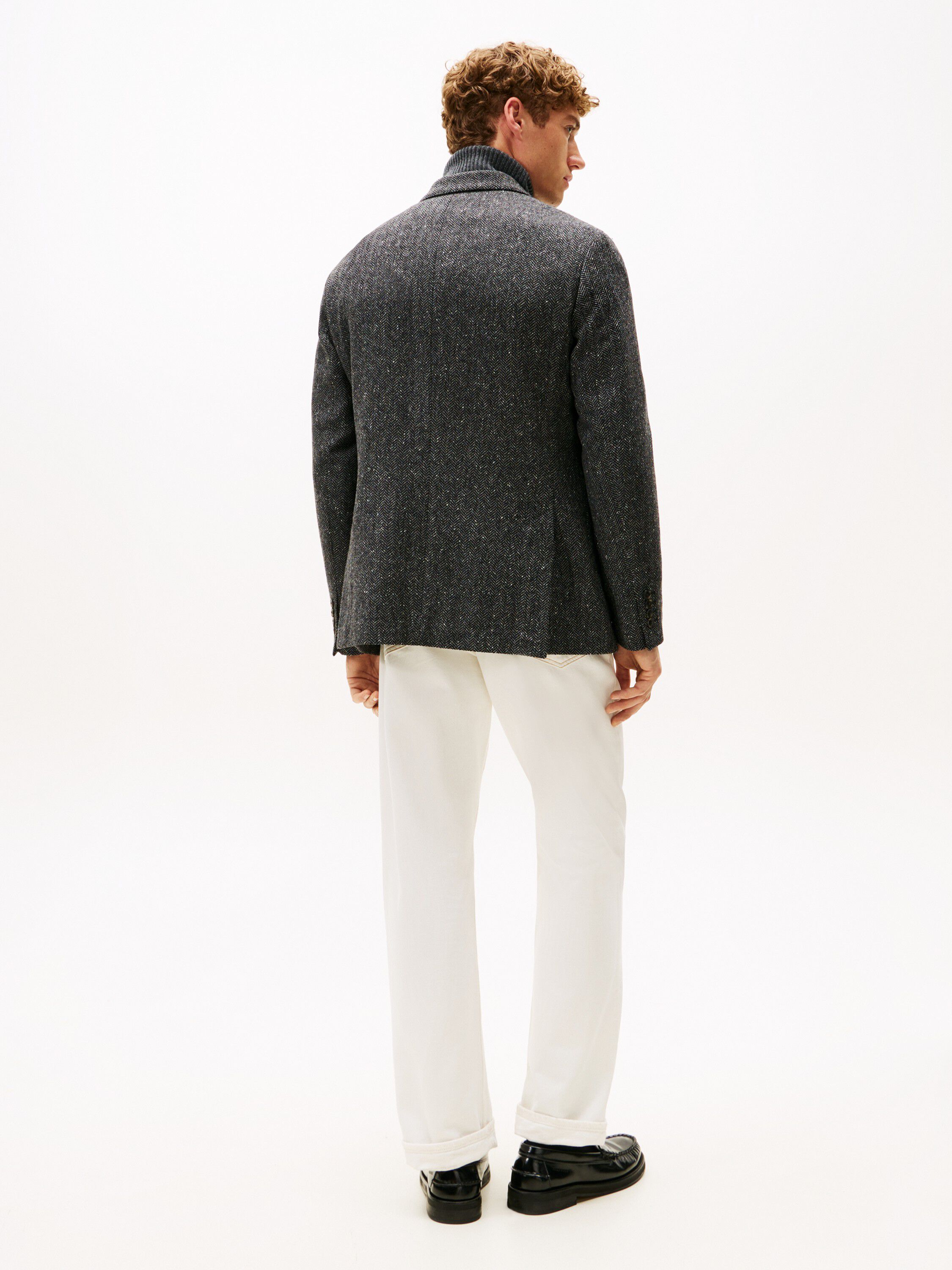 DC TWEED HERRINGBONE BLAZER