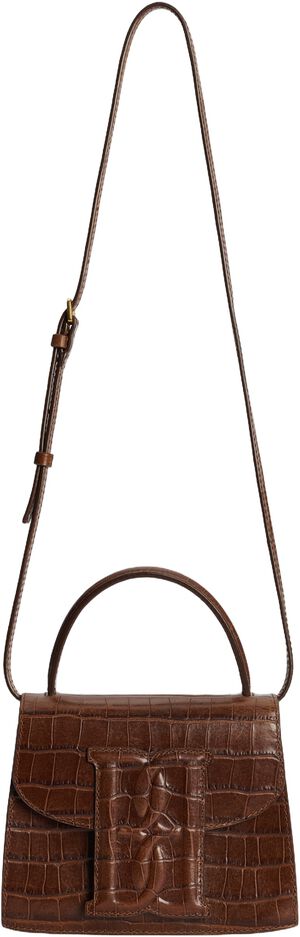 Ramil skuldertaske i læder