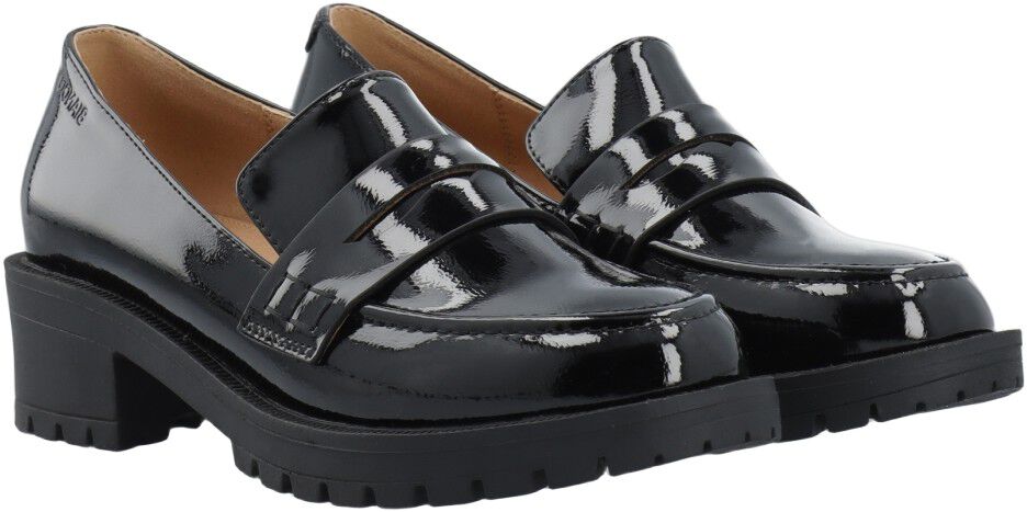 BIAPEARL Simple Penny Loafer Patent Aquarius