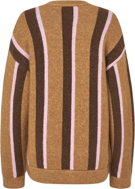 Long Sleeve Cardigan, 2280 Cable Knit Stripes