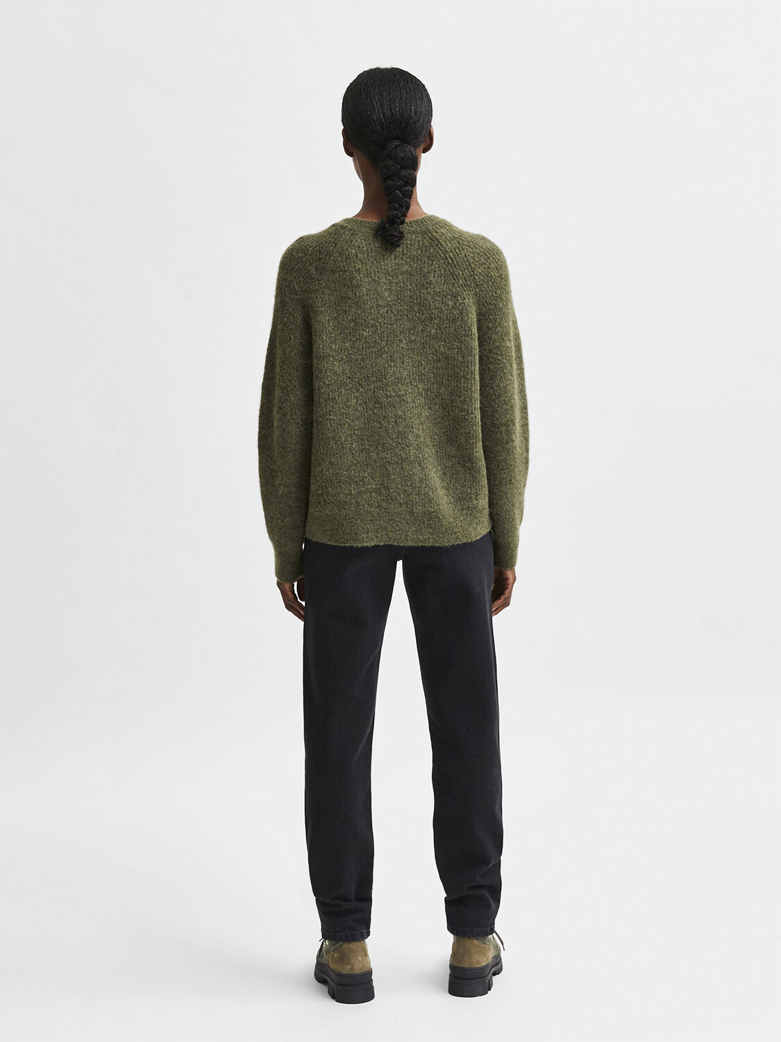 SLFLULU LS ALPACA BLEND KNIT SHORT CARDIGAN B NO