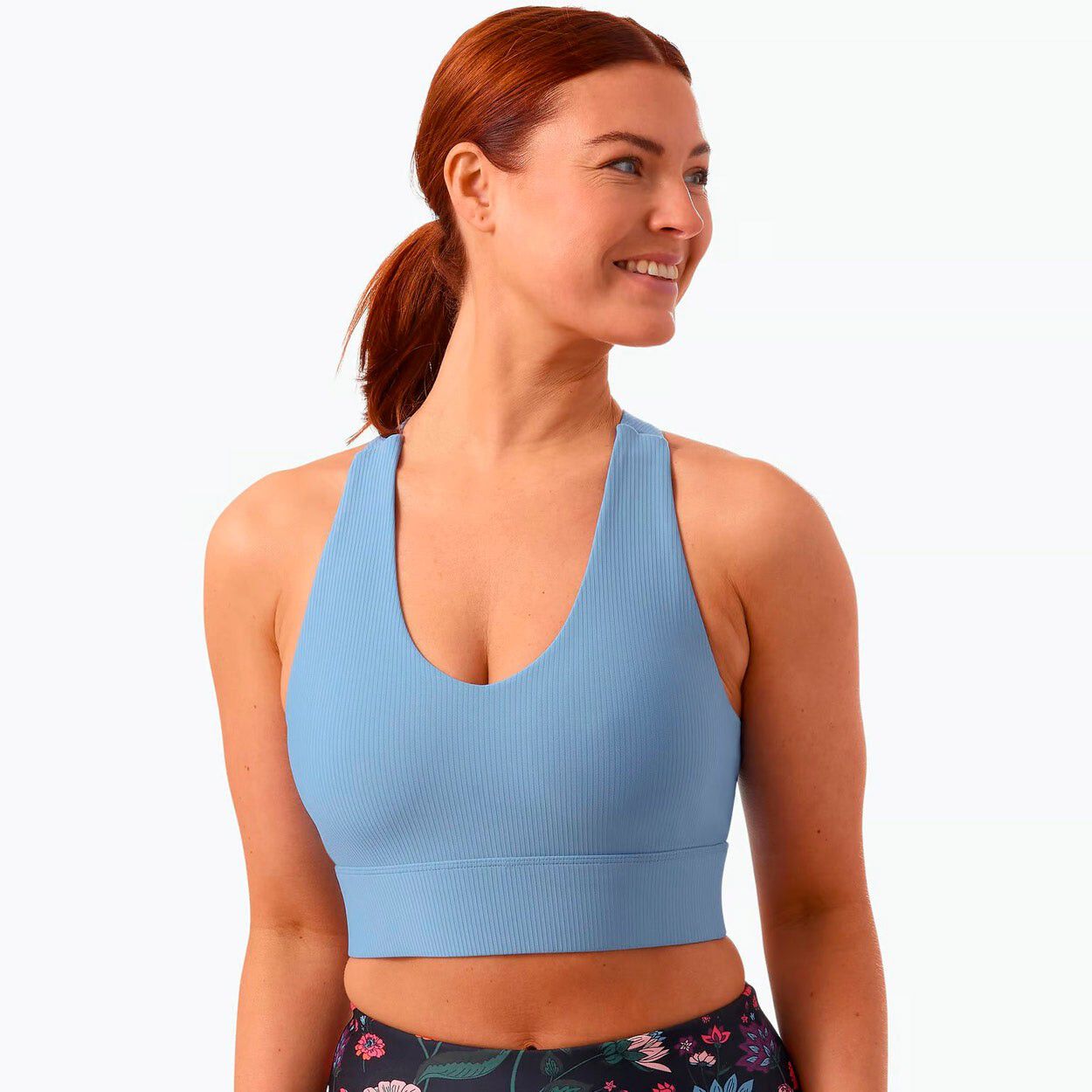 SIMONE RIBBED SPORTS BH