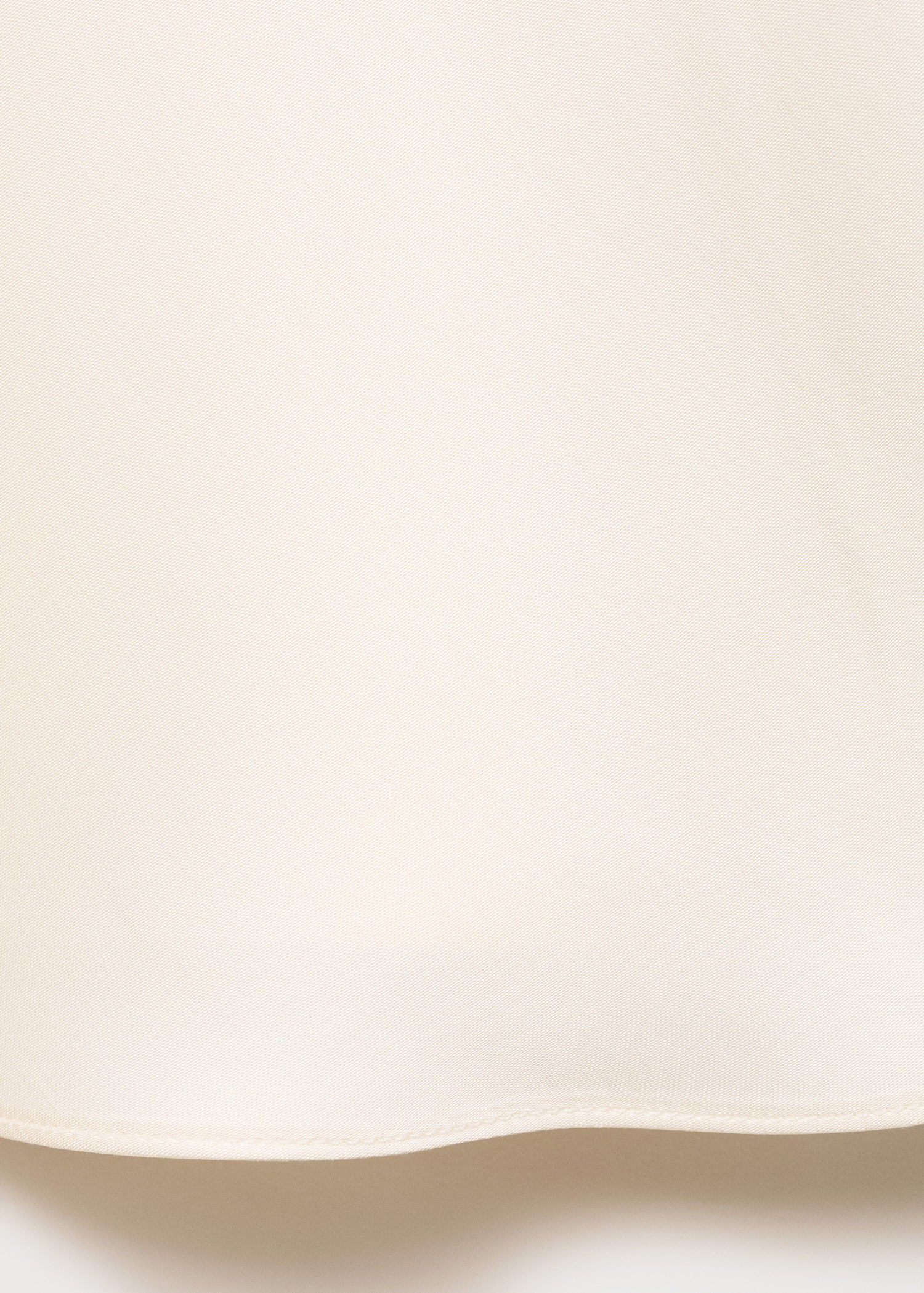 Satin blouse with draped neck