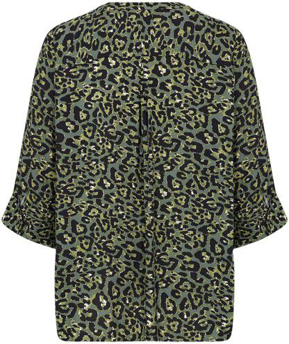 Curvy WA-MELINA 2 Bluse M&oslash;rkegr&oslash;n