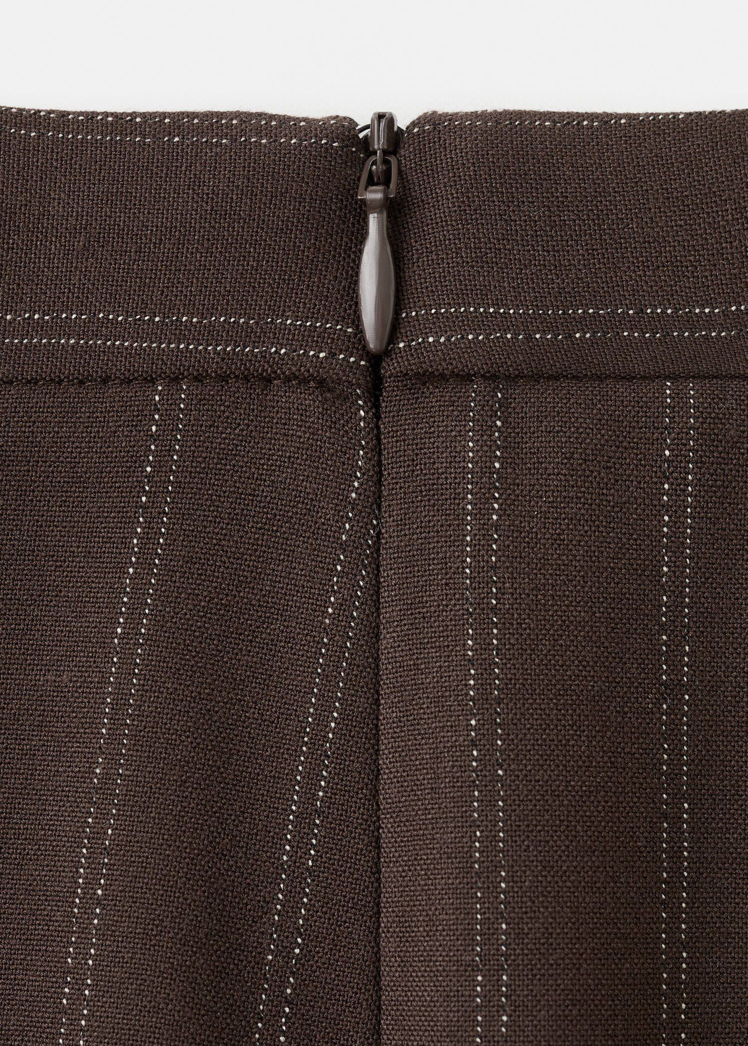 Pinstripe suit trousers
