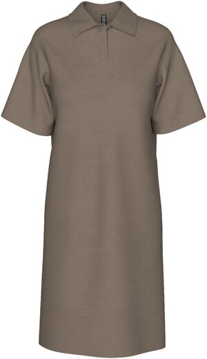PCORINA LS POLO KNIT DRESS PWP BC