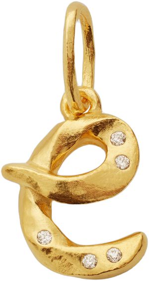 E Alphabet Pendant