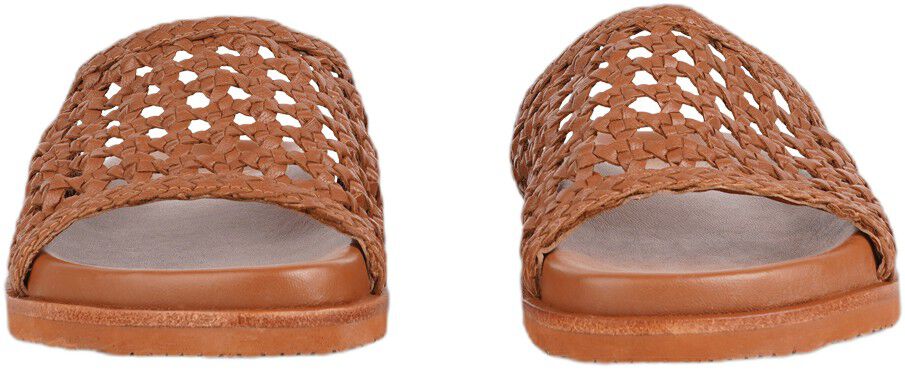 POSITANO - WOVEN LEATHER SLIDE