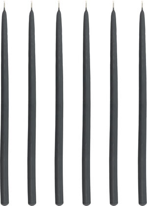 Kertelys Altri 30 cm 6 stk. Sort Paraffin