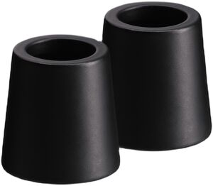 Light Candleholder mini taper, Matte Black, 2-pack, 2,3x2,3