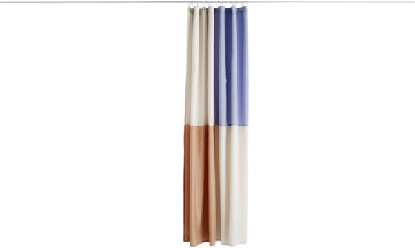 Check Shower Curtain-Blue