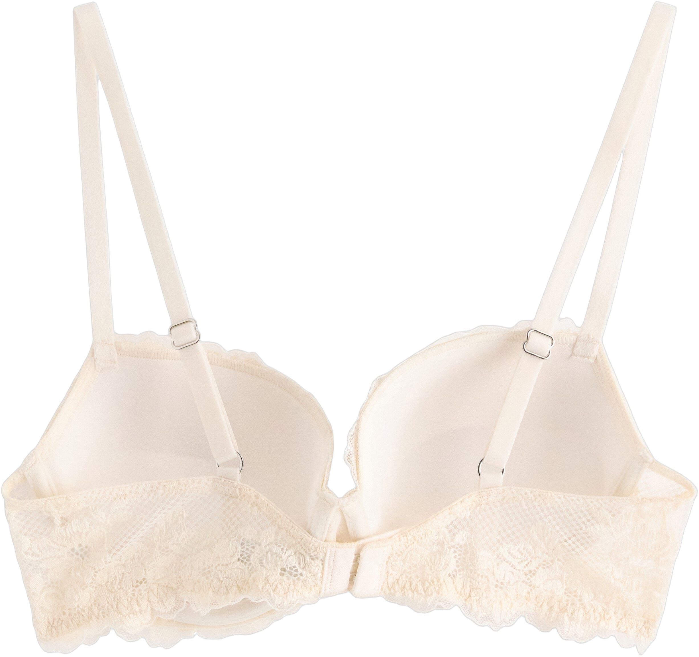 Balconette-BH med push-up og blonde