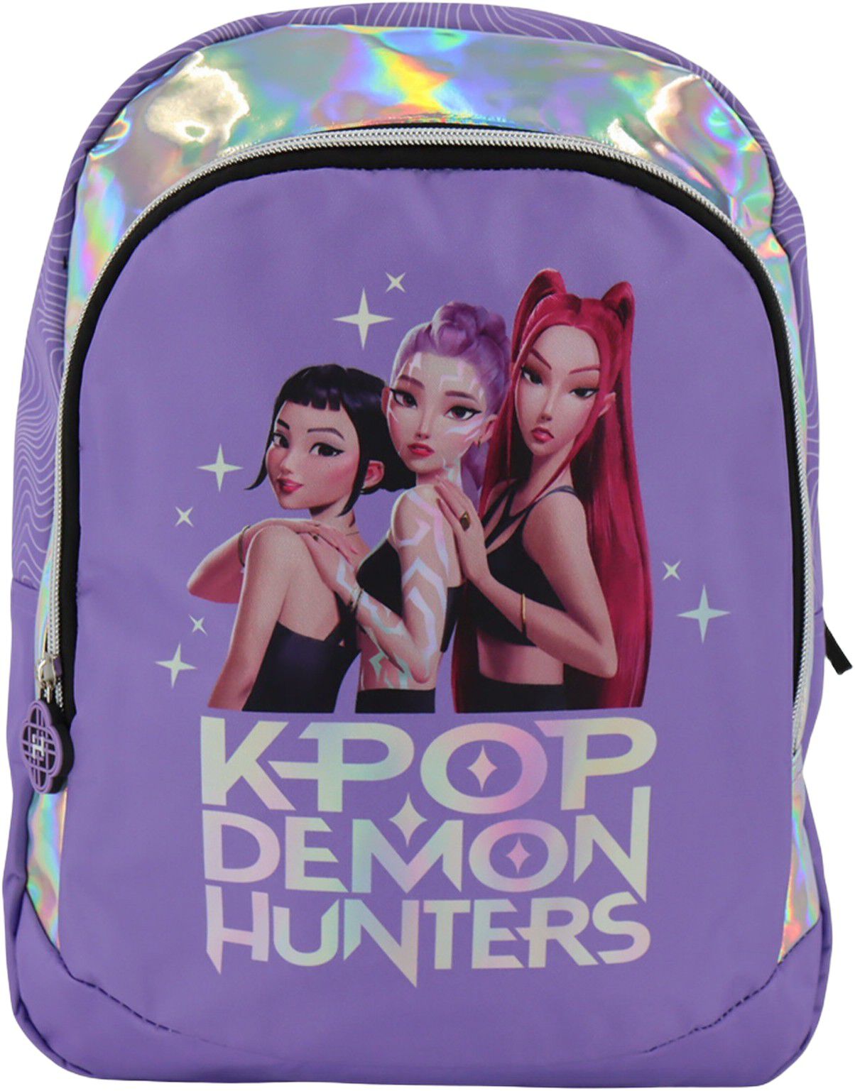 Kpop Demon H. Purple backpack with 2 com