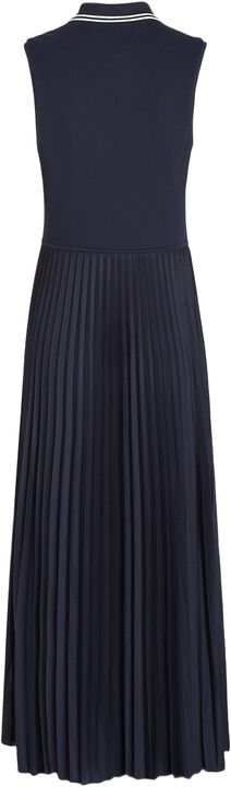 SPORTY PLEATED POLO DRESS NS