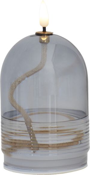 Dea &Oslash;8xH11cm, Gr&aring;, Batteri