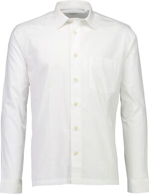 Straight hemline shirt L/S