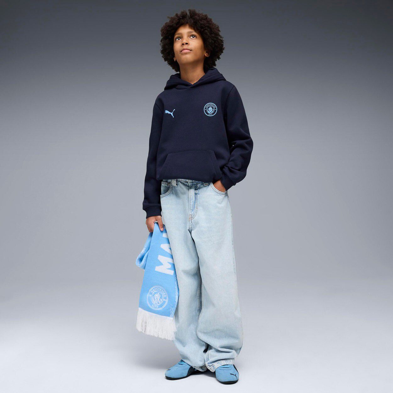 MCFC FTBLESS HOODIE JR FL