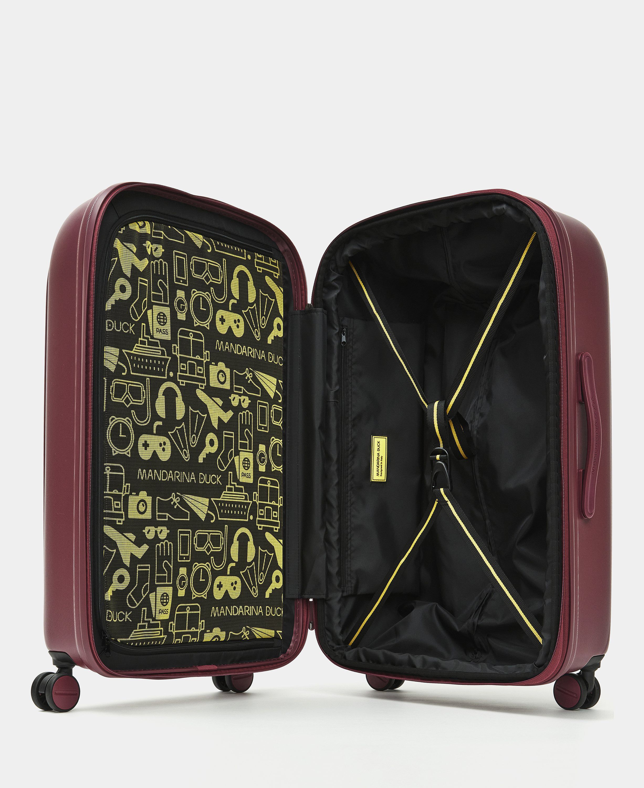 LOGODUCK + TROLLEY MEDIUM EXP / GRAPE