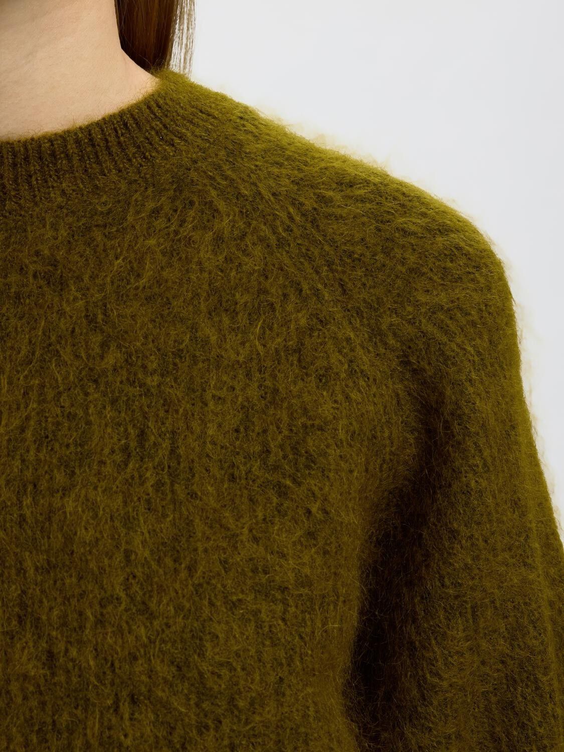 Slwmira Ls Knit Short O-Neck Noos