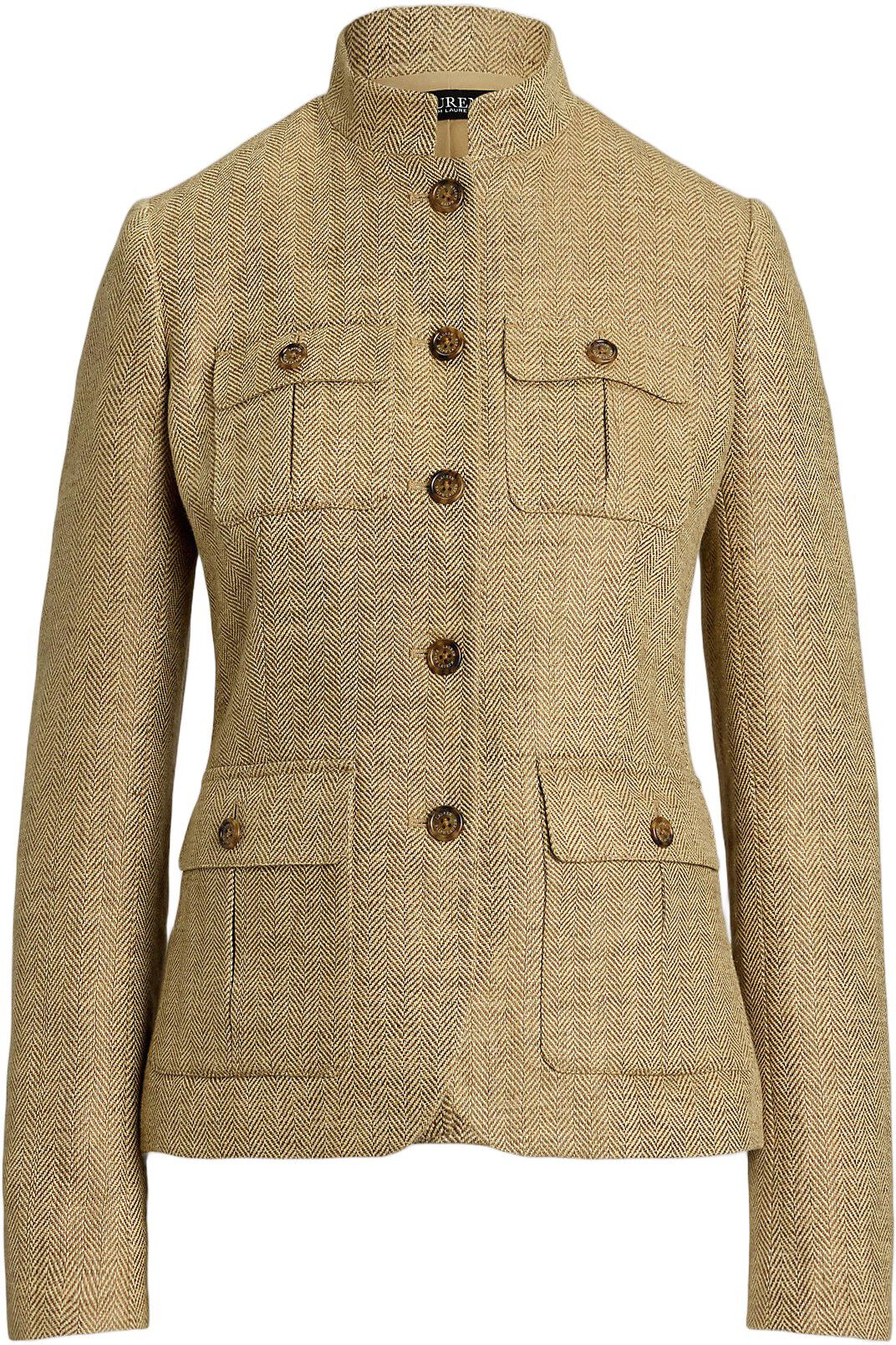 Herringbone Linen Jacket