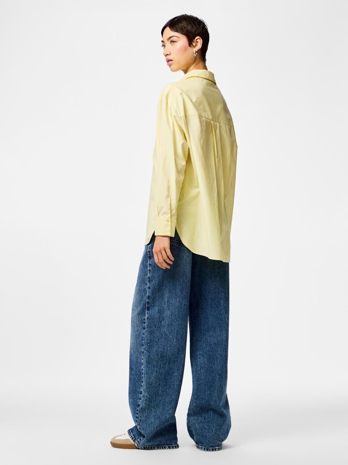 PCMELIA LS LOOSE SHIRT WVN NOOS BC