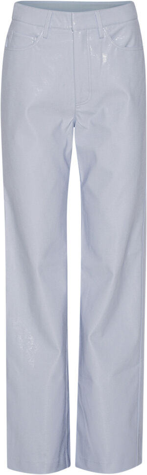 Embossed High Rise Pants