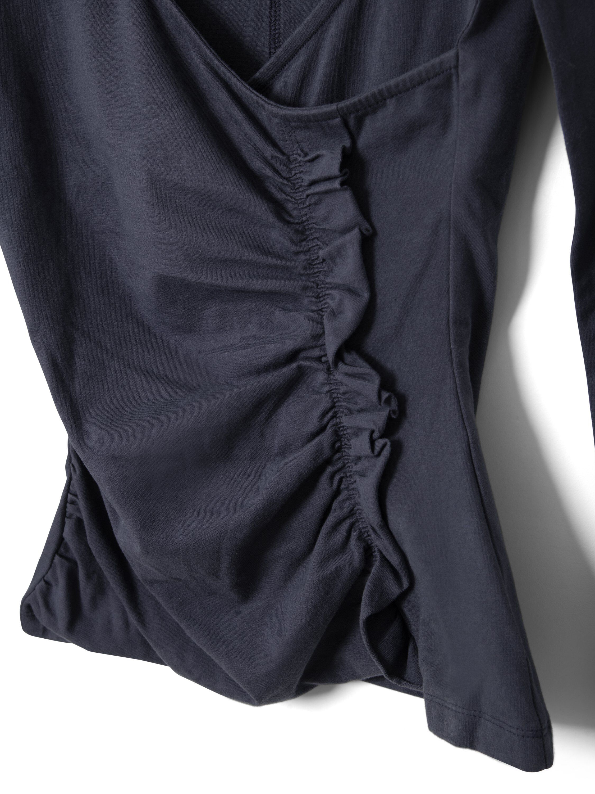 TRIXIE LS TOP - GREY BLUE