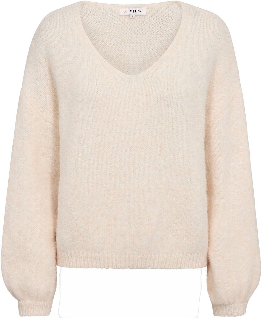 Knit med V-hals