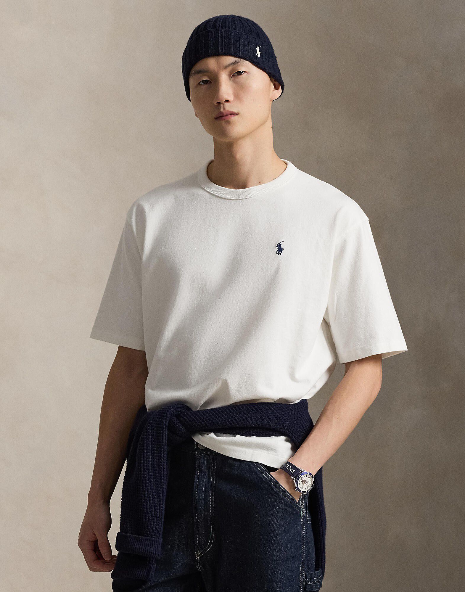 Relaxed Fit Jersey Crewneck T-Shirt
