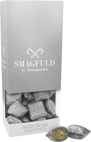 Fyldte bolcher med smag af syrlig passionsfrugt