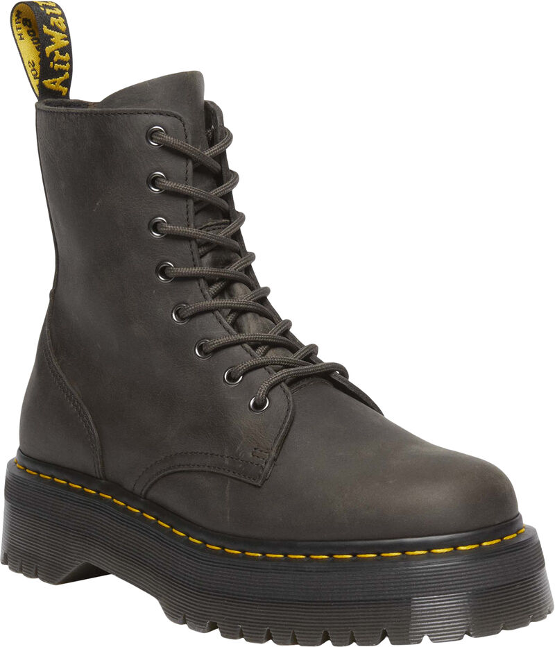 Jadon Charcoal Grey Burnished Waxy Pull Up Wp