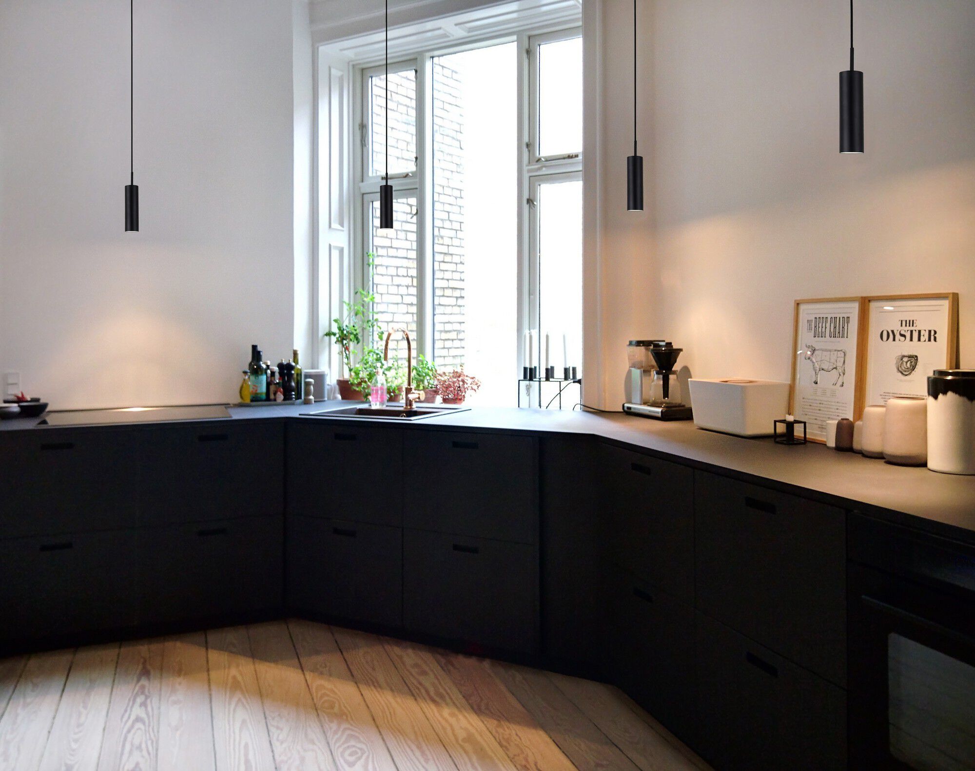 MIB 6 PENDANT GU10 BLACK