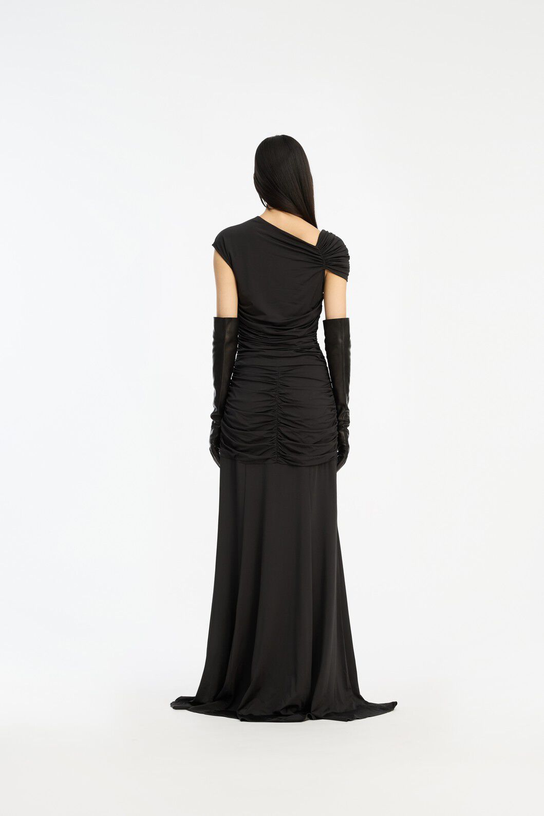 MAXI ASYMMETRIC DRESS