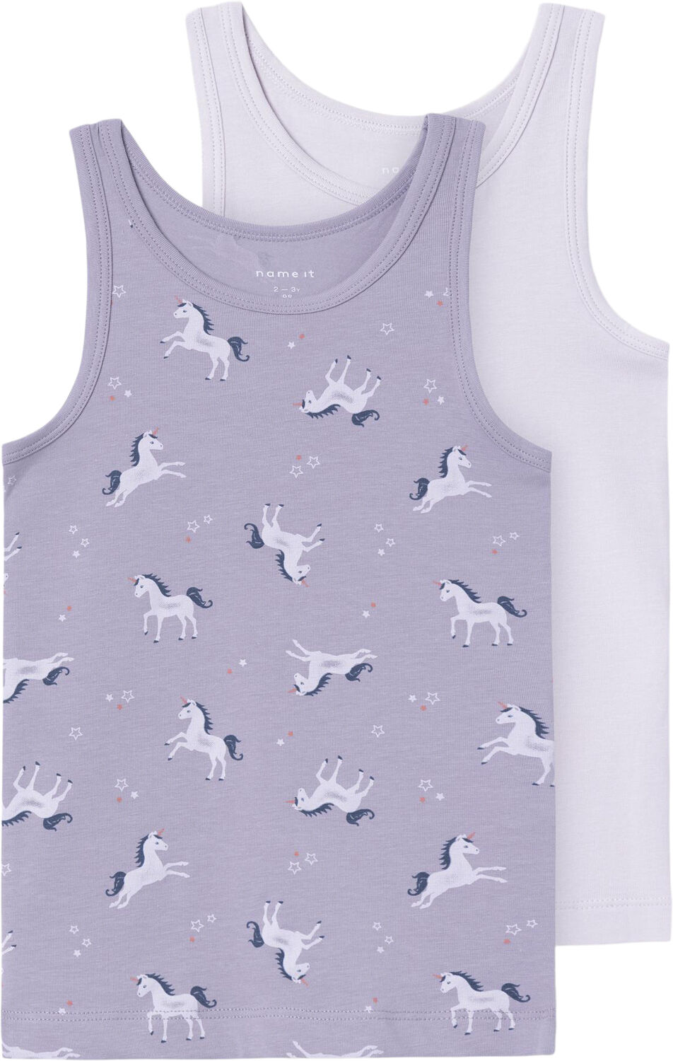 NMFTANK TOP 2P LAVENDER UNICORN NOO