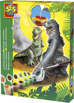SES Creative - Støb & mal - Triceratops