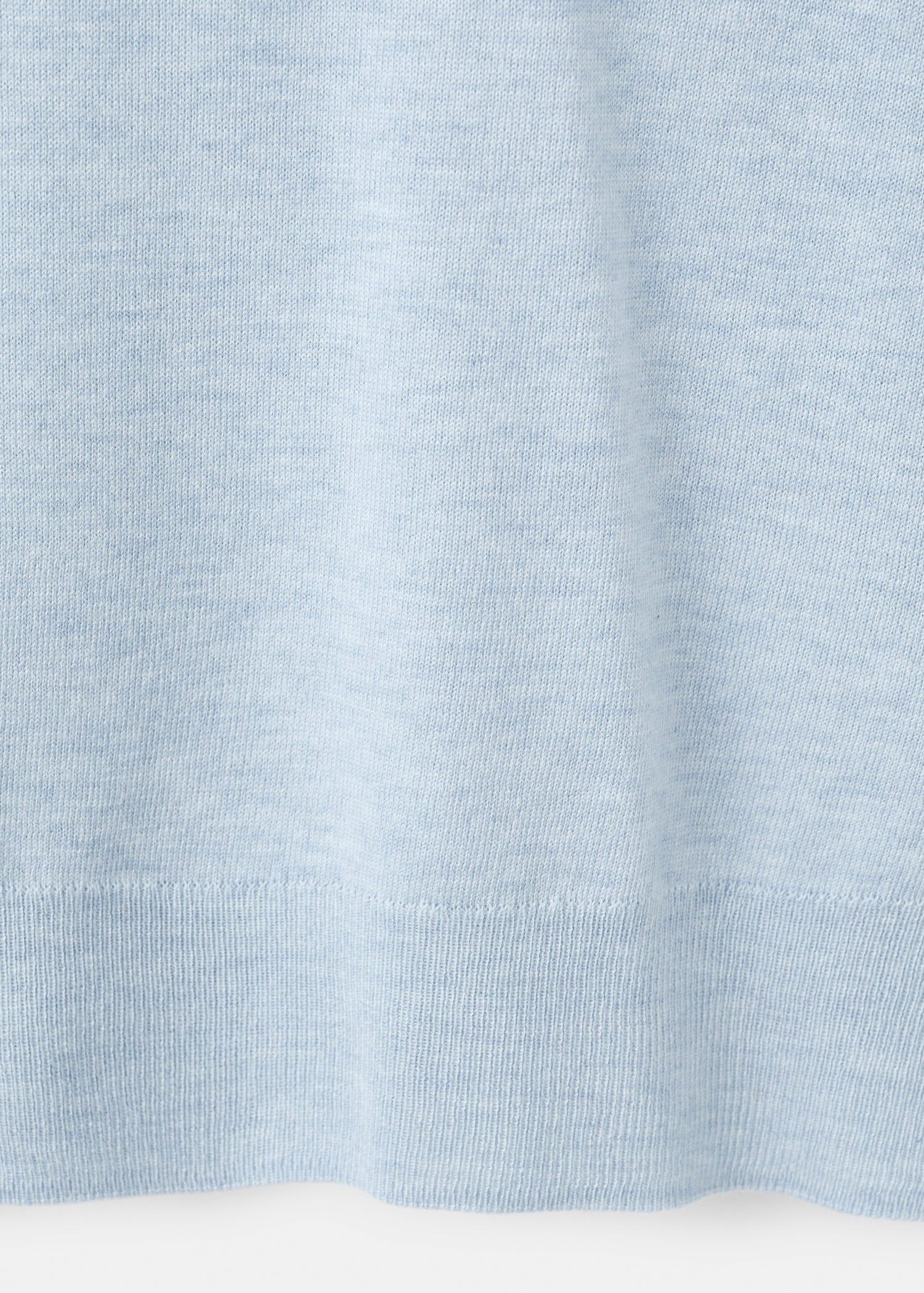 Fine-knit crew-neck sweater