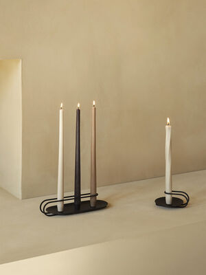 Clip Candle Holder, Table, H5, Blac