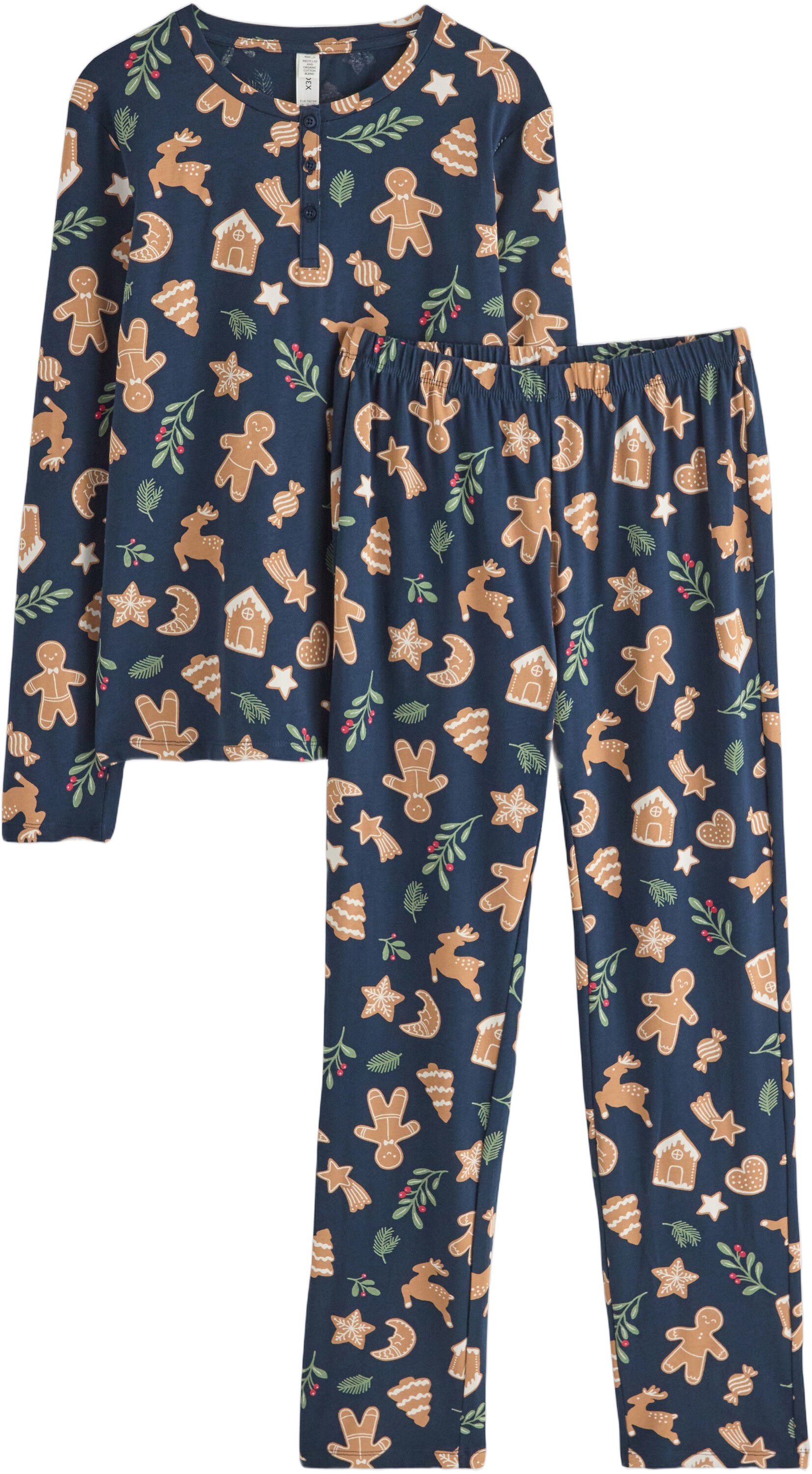 Matching pyjama set in cotton with